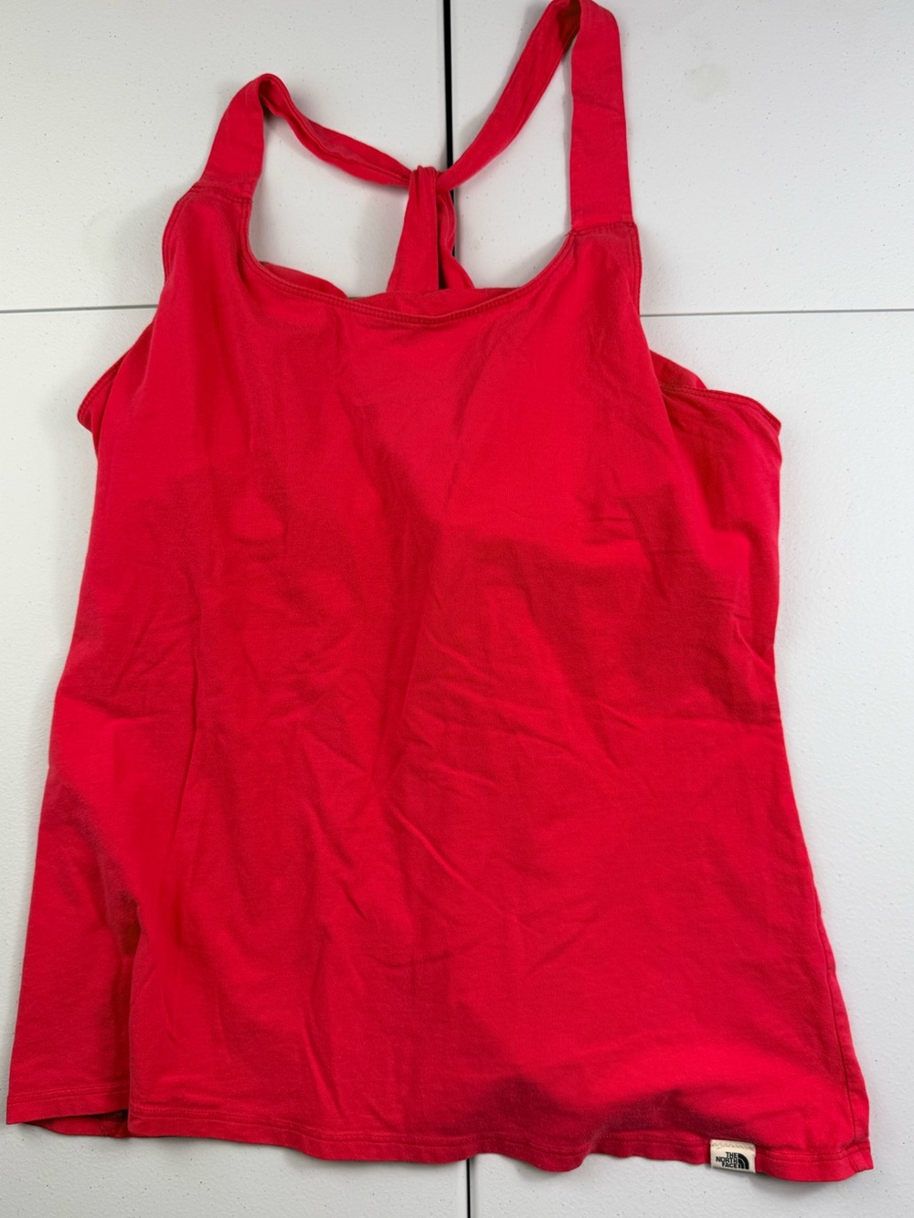 The north face Women’s pink Tank Top with Tie-Back Strap